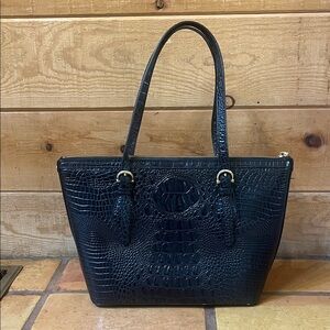 Pifuren leather tote bag crocodile NWOT